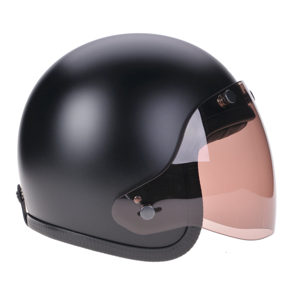 Davida Punk Motorcycle Visors open face helmets smoke tint clear road legal