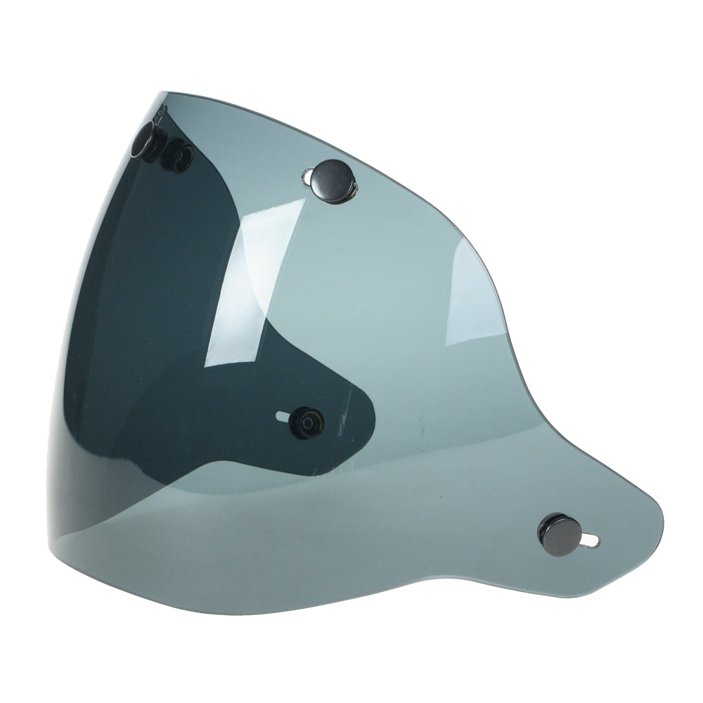 Davida Punk Motorcycle Visors open face helmets smoke tint
