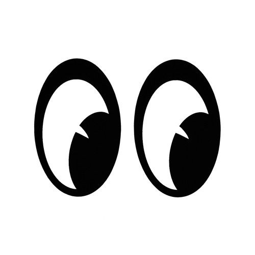 Davida Moon Eyes Stickers (Pair) - Davida Motorcycle helmets - 2