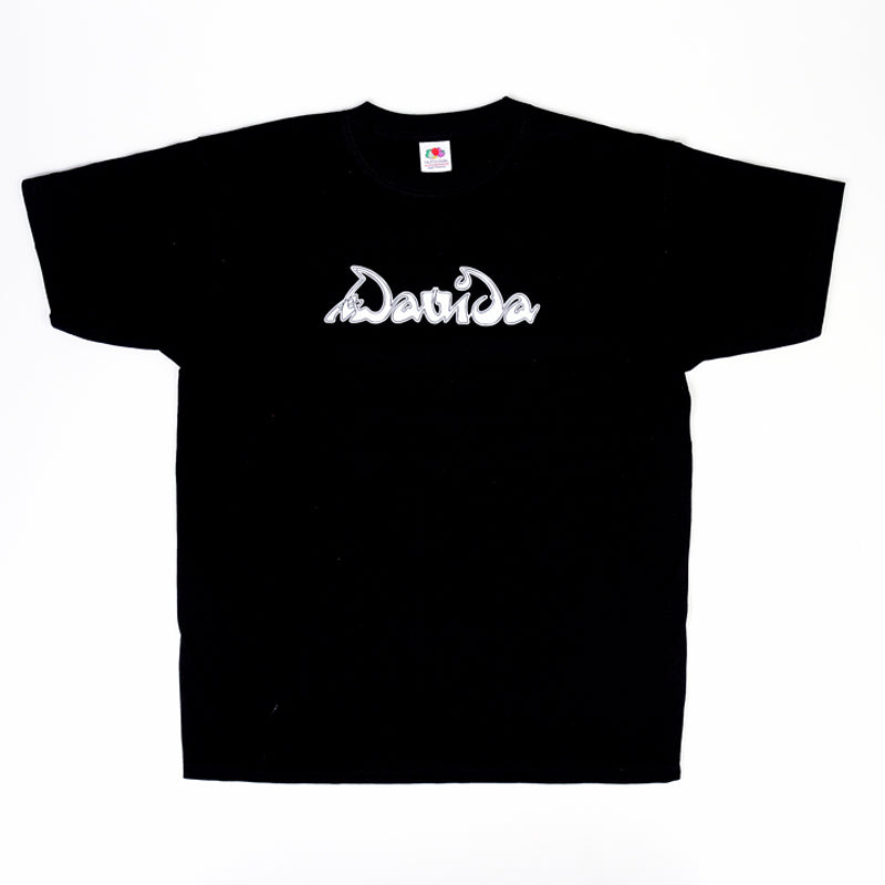 Davida T-Shirts  - Black with White Davida Si Logo