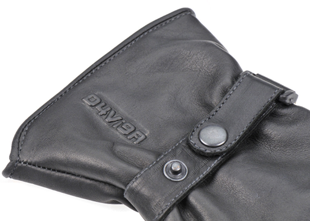 Davida Motorcycle Glove - Black Leather Shorty