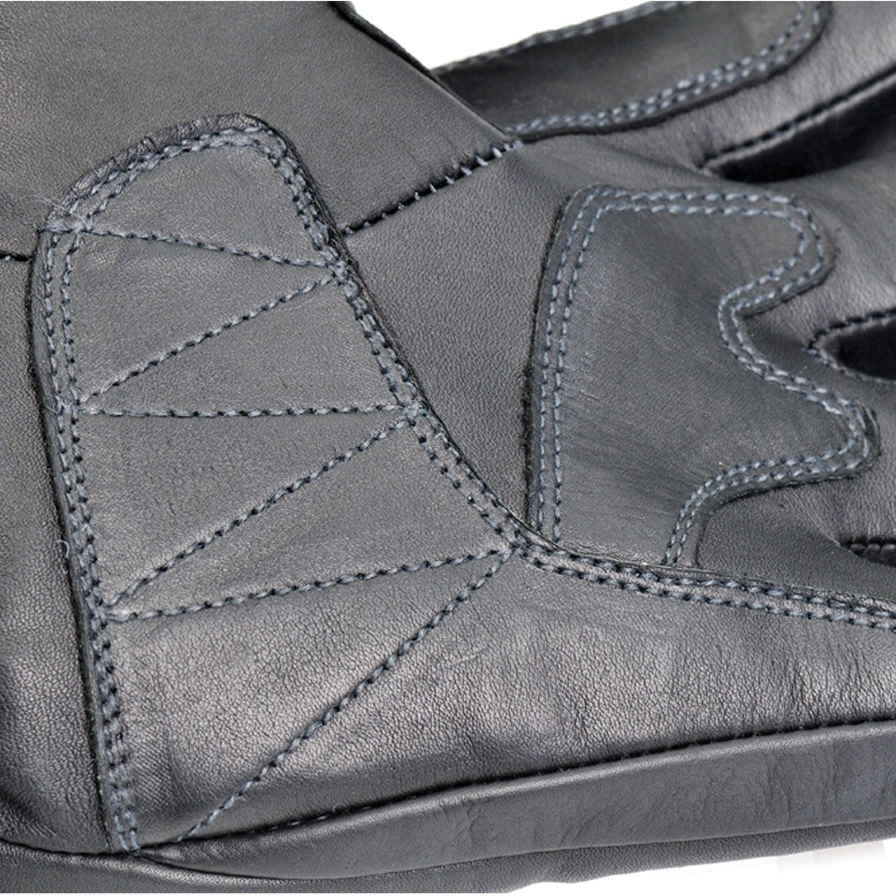 Davida Black Leather Motorcycle Glove - Winter - waterproof-warm Davida Motorcycle helmets